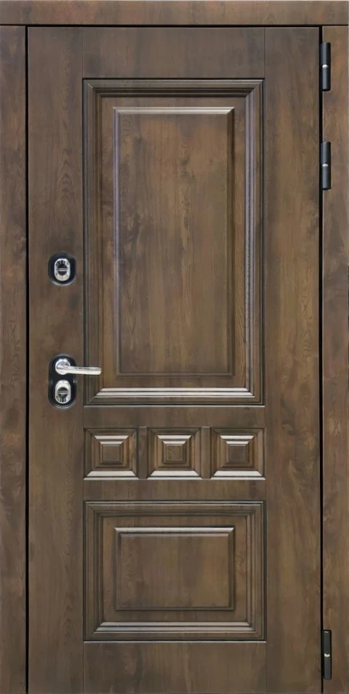 Входная дверь ДвериПРО Аура ПВХ 10мм Астрод Velutto Grigio DPRO200396 внешняя сторона